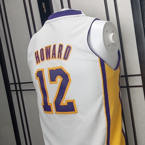 LOS ANGELES LAKERS HOWARD #12 NBA Basketball adidas Swingman Jersey  MEDIUM.✔️A1 - Picture 7 of 16